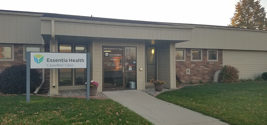 Exterior of the Casselton Clinic